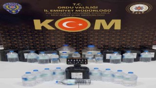 Orduda sahte alkollü içki operasyonu