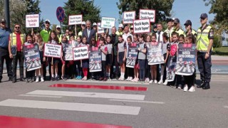 Orduda trafikte yayaların önemine dikkat çekildi