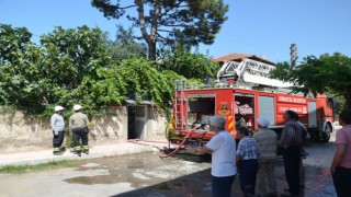 Osmancıkta ev yangını korkuttu