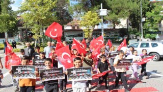 Osmanelinde Yayalara Öncelik Duruşu, Hayata Saygı Duruşu uygulaması