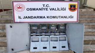 Osmaniyede elektrik panosu çalan 2 şüpheli yakalandı