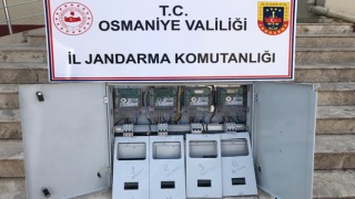 Osmaniye’de elektrik panosu hırsızı 2 şüpheli yakalandı