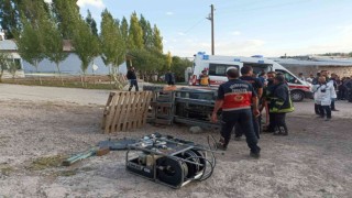 Özalpta forkliftin altında kalan sürücü öldü
