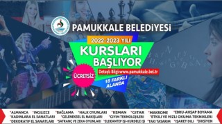 Pamukkale Belediyesinin yeni dönem kursları başlıyor