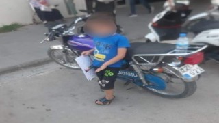 Park halindeki motosiklet çalındı