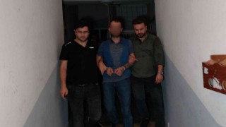 Polis silahla yaralama şüphelisini binanın çatısında yakaladı