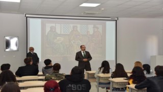 Rektör Beydemir, Tıp Fakültesi öğrencilerine ilk dersi verdi