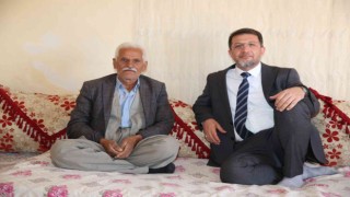 Rektör Prof. Dr. Alkış, Kıbrıs gazisi Hasan Bayık ile bir araya geldi