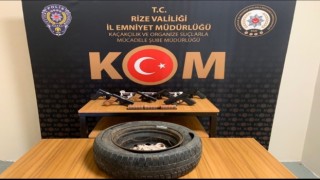 Rizede silah kaçakçılığı operasyonu: 3 gözaltı