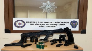Ruhsatsız silah taşıyan 8 kişiye gözaltı