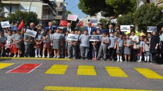 Salihlide önce yaya farkındalık etkinliği