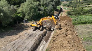Samsun 19 Mayıs Barajı Sulaması inşaatı devam ediyor