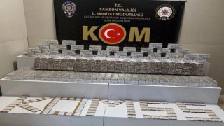 Samsunda 48 bin dal doldurulmuş makaron ele geçirildi