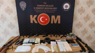Samsunda suç örgütüne operasyon: 15 gözaltı