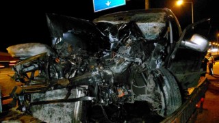 Samsunda trafik kazası: 1 yaralı