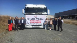 Samsundan Pakistana yardım tırı