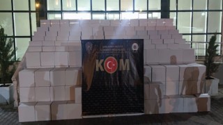 Şanlıurfada 4 milyon 870 bin makaron ele geçirildi