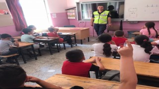 Sarıgöl jandarmasından öğrencilere trafik eğitimi