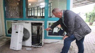 Şehit Aileleri Vakfı binasında pes dedirten hırsızlık