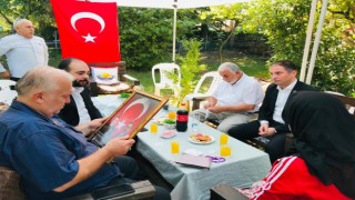 Şehit ailesini gururlandıran ziyaret
