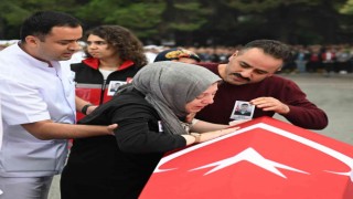 Şehit Sözleşmeli Er Enes Bıyıkın naaşı, baba ocağına uğurlandı