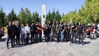 Şehit ve gaziler motor gezintisi ile anıldı