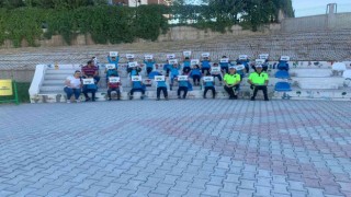 Siirt çocuklarda trafik bilincinin oluşturulması için eğitim verildi