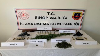 Sinopta jandarmadan uyuşturucu operasyonunda 1 gözaltı