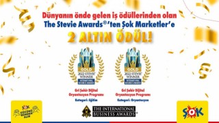 ŞOK Marketler, Uluslararası İş Ödülleri Stevie Awardstan 2 altın ödül kazandı