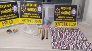 Şüphe üzerine durdurulan araçta uyuşturucu ele geçirildi