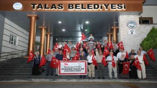 Talasın gazileri Şanlıurfa yolunda