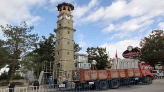 Tarihi Sungurlu saat kulesi restore ediliyor