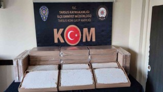 Tarsusta 100 bin doldurulmuş makaron ele geçirildi