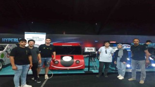 Tasarladıkları elektrikli araç TEKNOFESTte görücüye çıktı