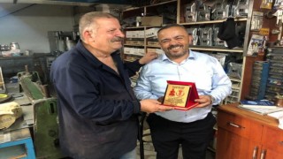 Taşovada esnafa Ahilik Haftası plaketi