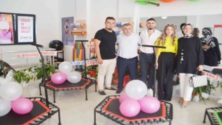 Tavşanlıda bayanlara özel spor salonu açıldı