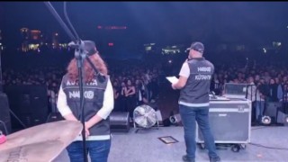 Tavşanlıda konser izleyicileri uyuşturucu ile mücadele konusunda bilgilendirildi