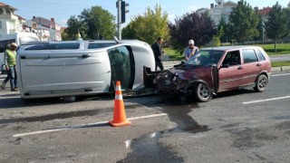 Tavşanlıda trafik kazası: 2 yaralı