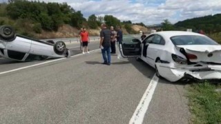 Tekirdağda trafik kazası: 2 yaralı