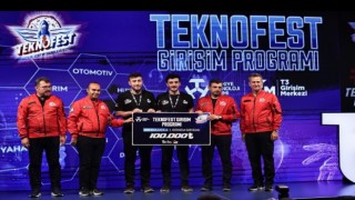 Teknofestte Türkiyenin ilk büyük ölçekli teslimat robotu ödüllendirildi