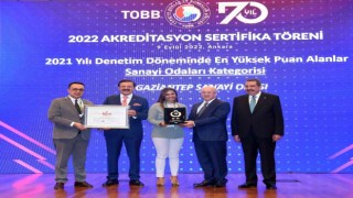 TOBBdan GSOya Uluslararası Akreditasyon belgesi