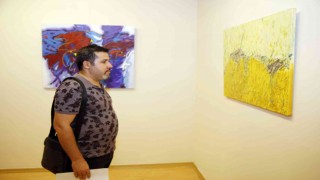 Trabzonlu ressam 55. sergisini Gaziantepte açtı