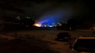 Tüp bomba gibi patladı, tek katlı ev küle döndü