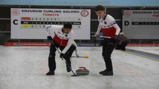 Türkiye Curling Süper Lig Finali Erzurumda yapıldı