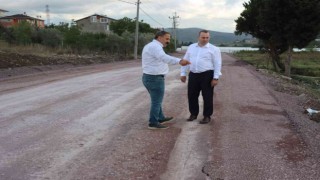 Tutuk, Seyrantepedeki asfaltlama çalışmalarını yerinde inceledi