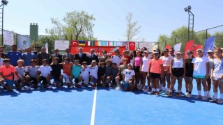 Uluslararası Erzincan Ergan Cup (Tennis Europe) Turnuvası başladı