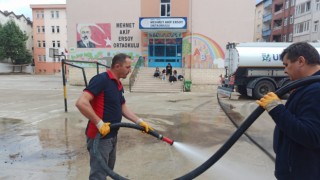 Ünyede okullar yeni eğitim yılına hazırlanıyor