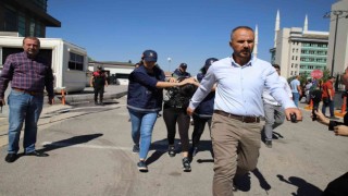 Vahşi cinayetin zanlıları adliyeye çıkarıldı