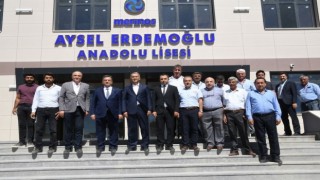 Vali Çuhadar, hizmete girecek okulda incelemelerde bulundu