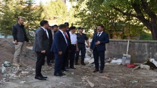 Vali Gürel, çalışmaları yerinde inceledi